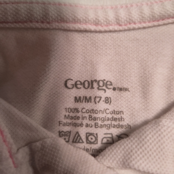 Girl's size 7/8 Navy Blue and white school uniform - Picture 6 of 12